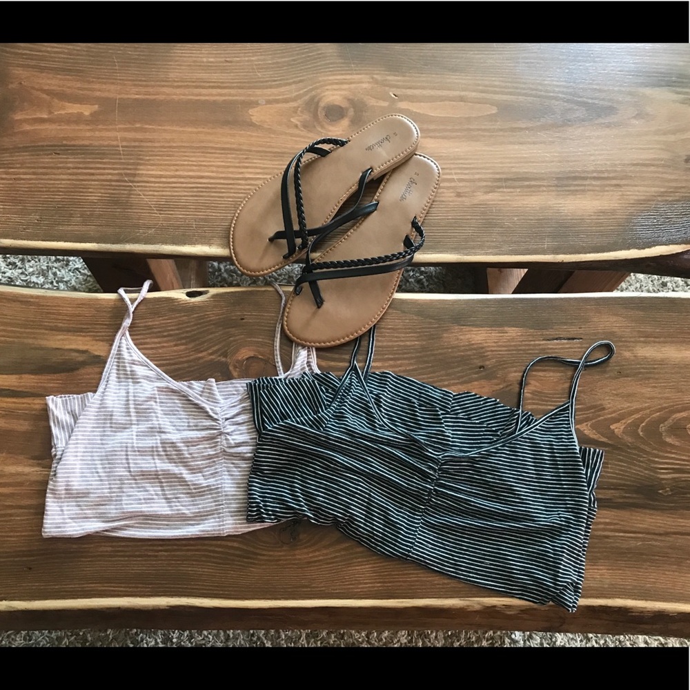 American Eagle Crop Tank Tops